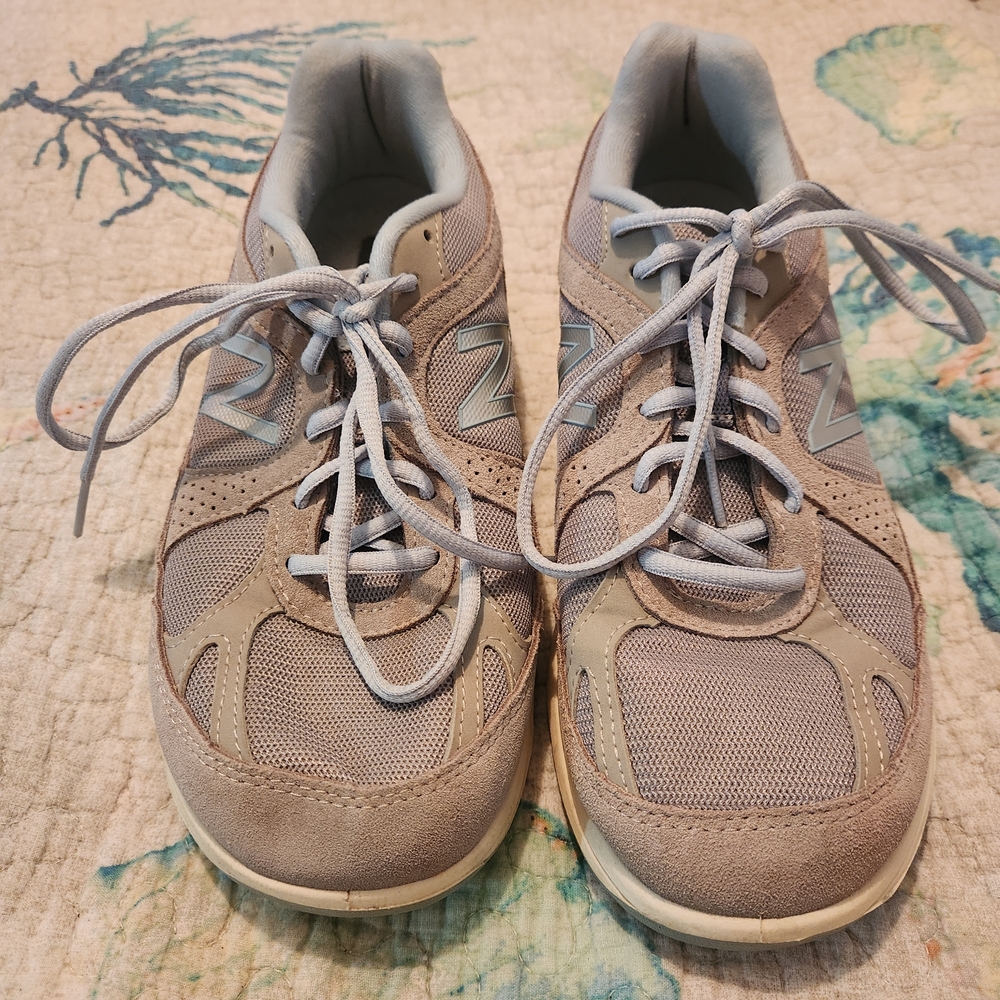 New Balance Light Blue and Gray Sneakers